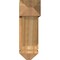 Ekena Millwork Traditional Arts and Crafts Rough Sawn Bracket w/ Offset Brace, Western Red Cedar, 8"W x 24"D x 24"H BKT0806X24X24TRA03RWR - alternate 3